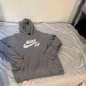 Light Grey Nike SB hoodie